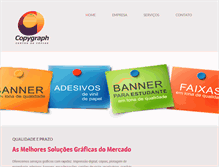 Tablet Screenshot of copygraph-scs.com.br